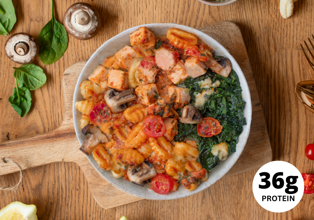 CH: Gnocchi with salmon