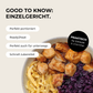 CH: Chicken with red cabbage & spaetzle