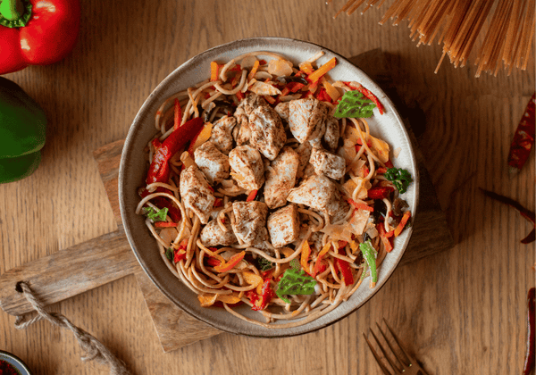 Asian-style chili noodles