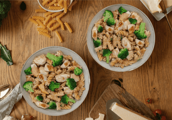 Protein Pasta All'Alfredo (XL, 2 portions) (sold out)