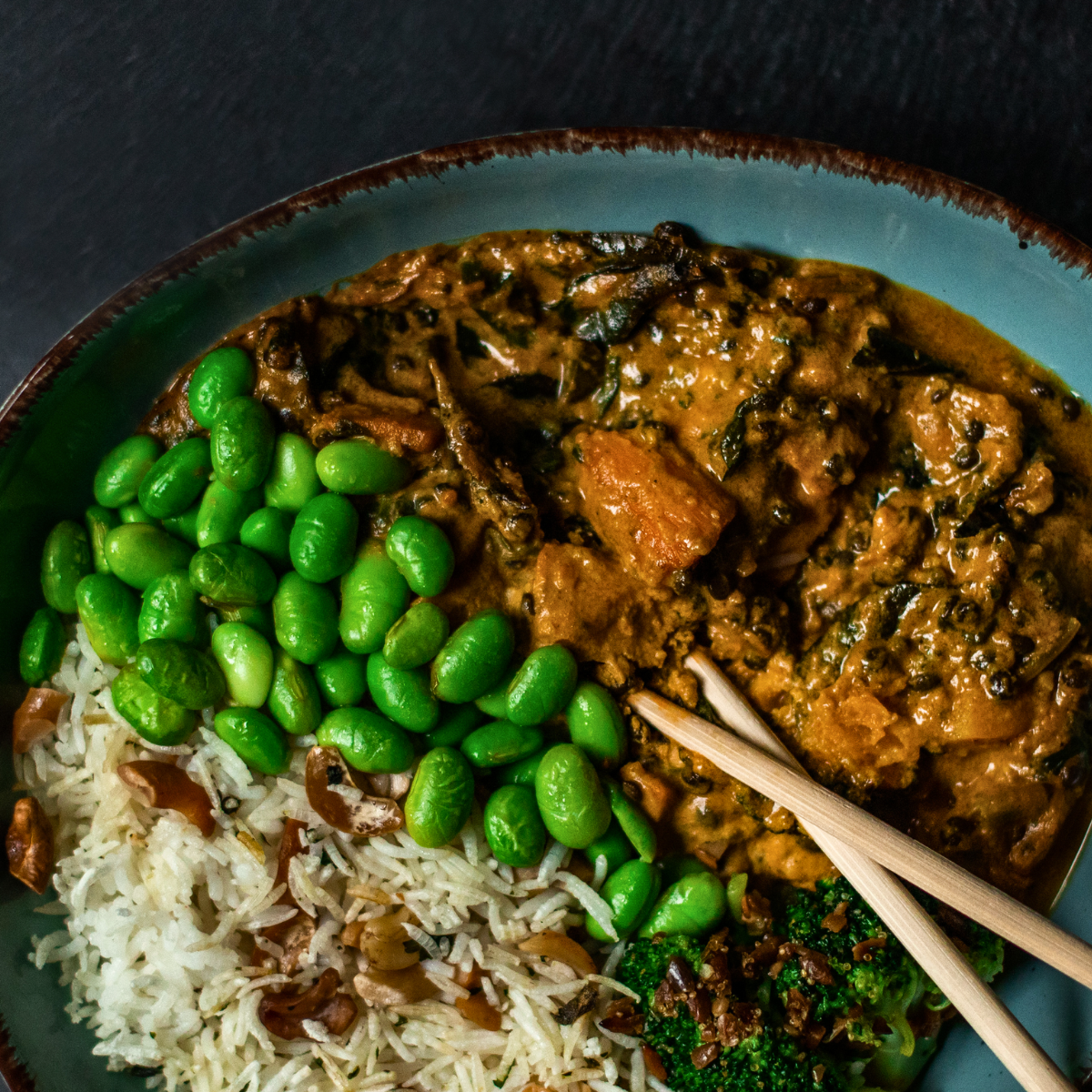 Vegan pumpkin curry