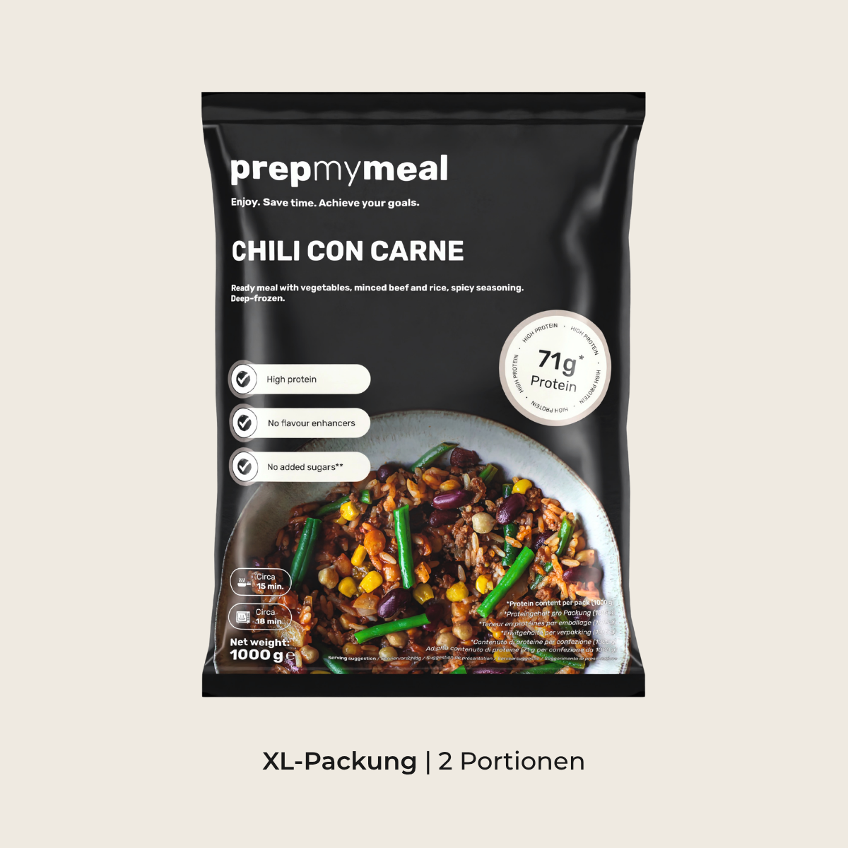 Chili con carne (XL, 2 portions)