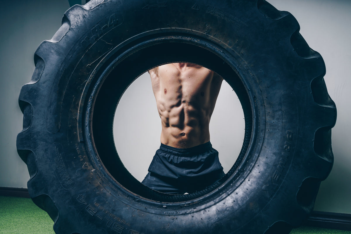 Muscle building, athlete, abdominal muscles
