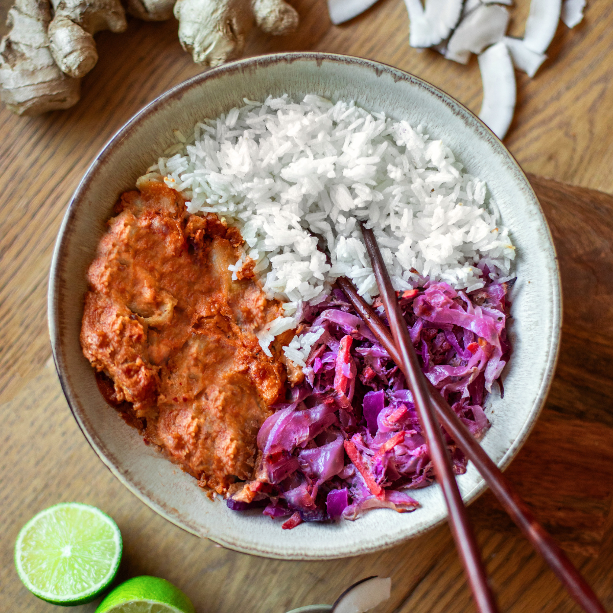 Fisch in Satay Sauce