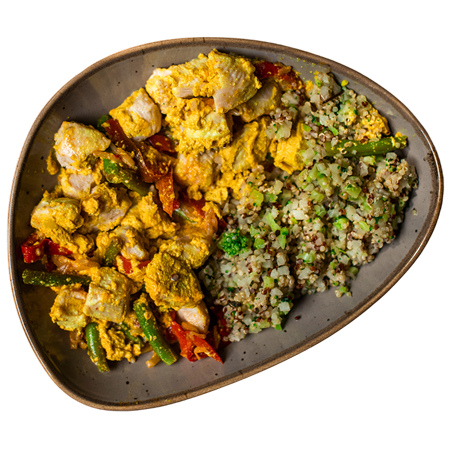Curry jaune au blanc de poulet