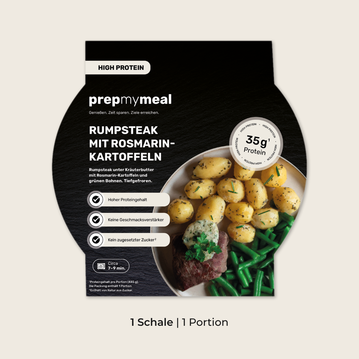 Rumsteck avec pommes de terre au romarin