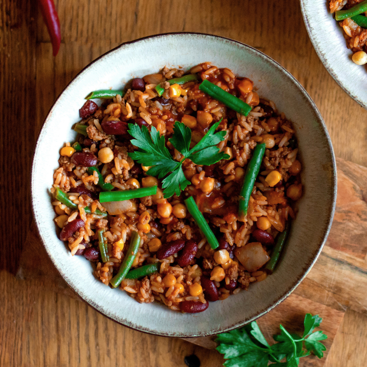 CH : Chili con carne (XL, 2 portions)