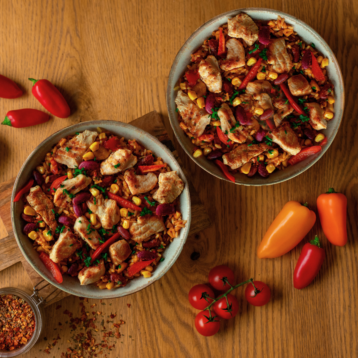 Fajita Bowl au poulet (XL, 2 portions)