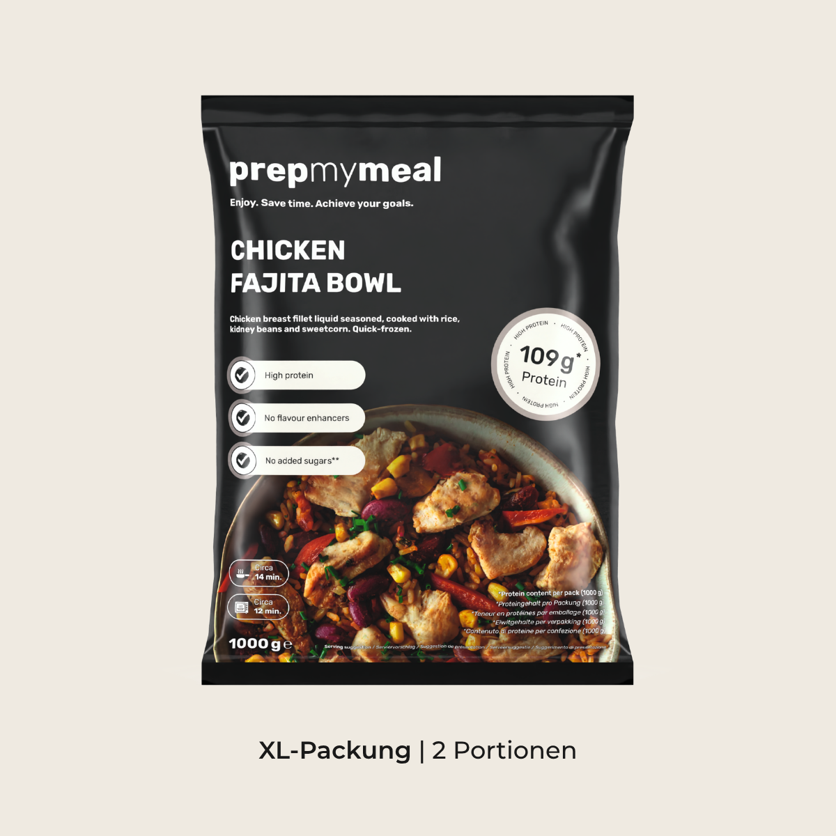 Fajita Bowl au poulet (XL, 2 portions)