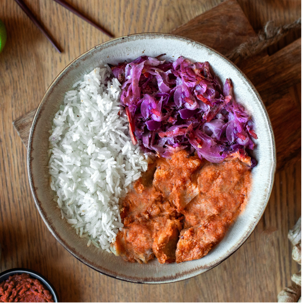 Fisch in Satay Sauce