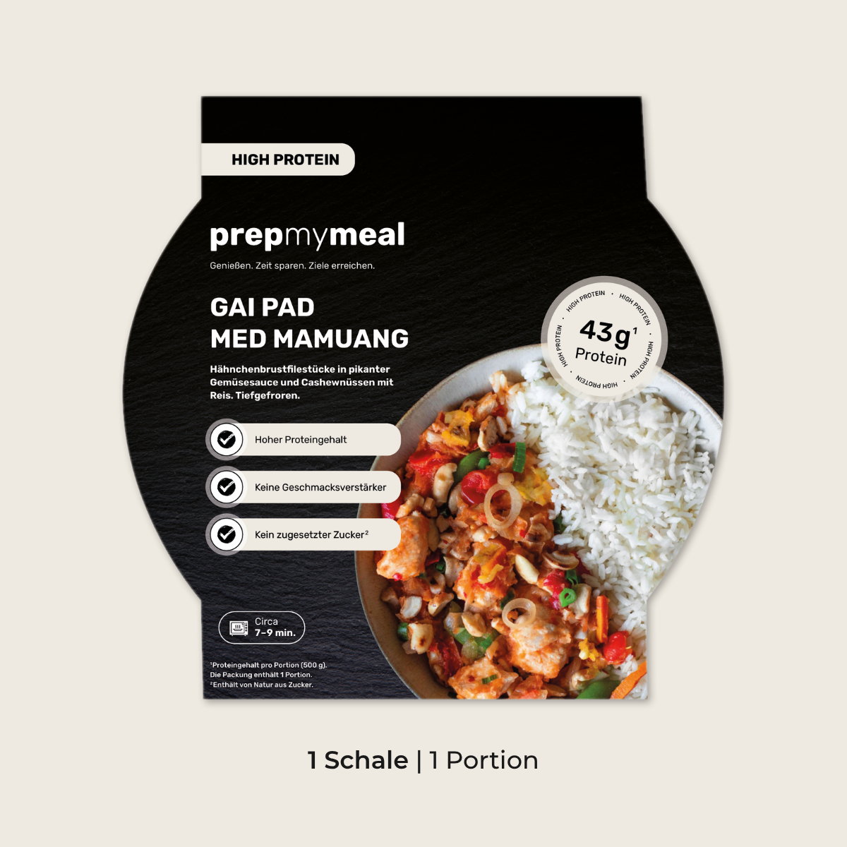 CH: Gai Pad Med Mamuang mit Reis