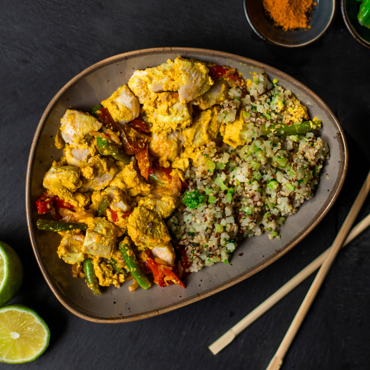 CH: Gelbes Curry mit Hähnchenbrust