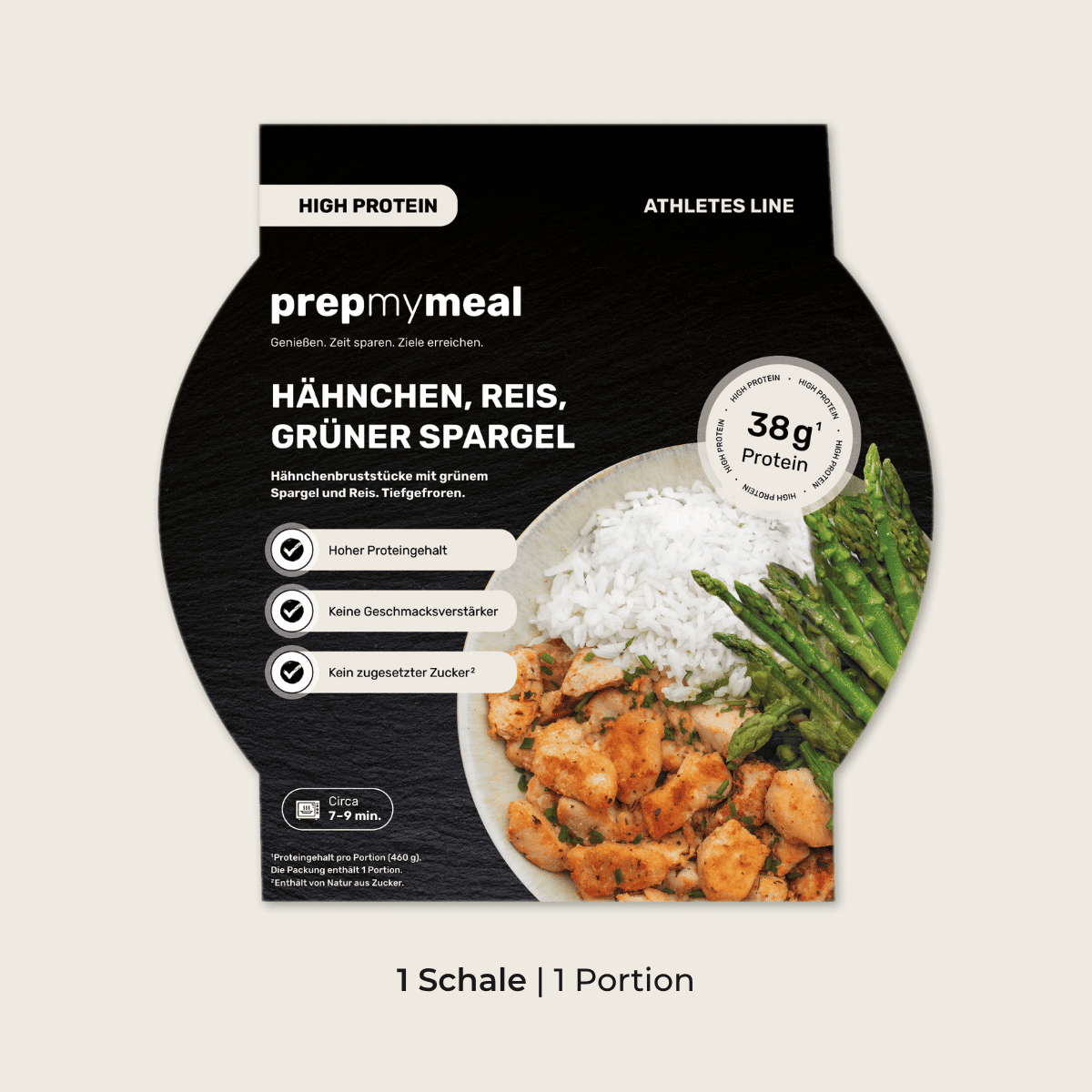 CH: Athletes Line: Hähnchen, Reis & grüner Spargel