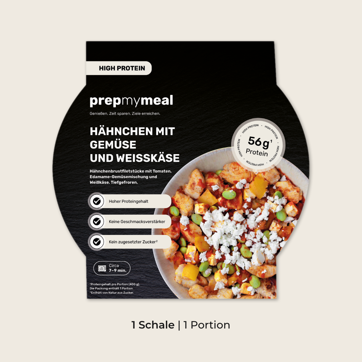 Hähnchen mit Gemüse und Käse