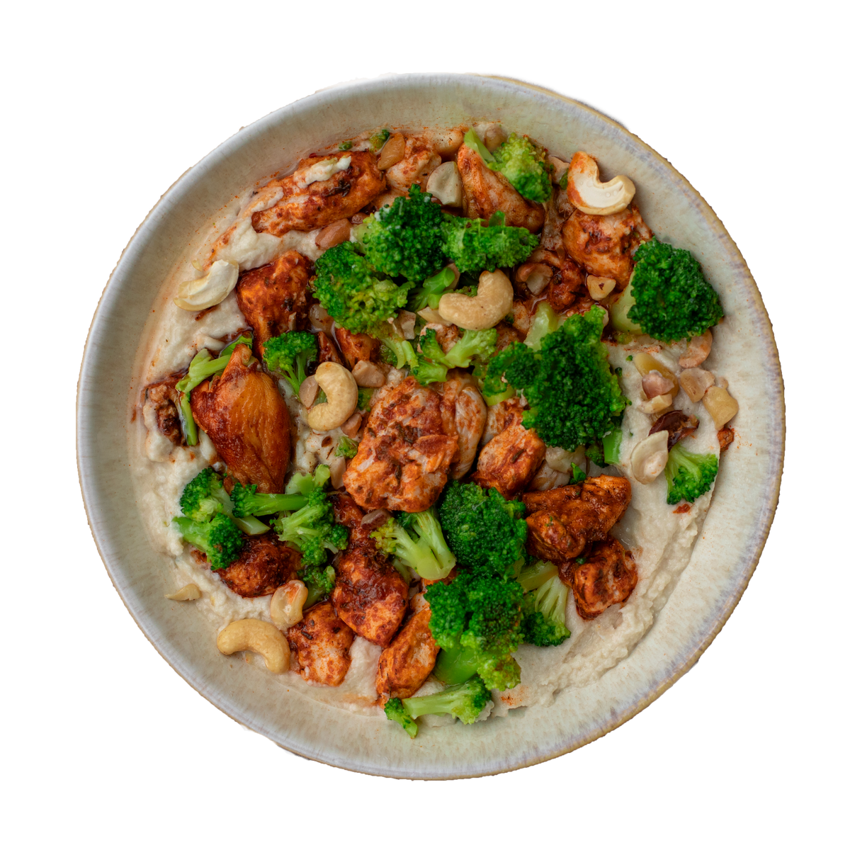 Hähnchen mit Hummus