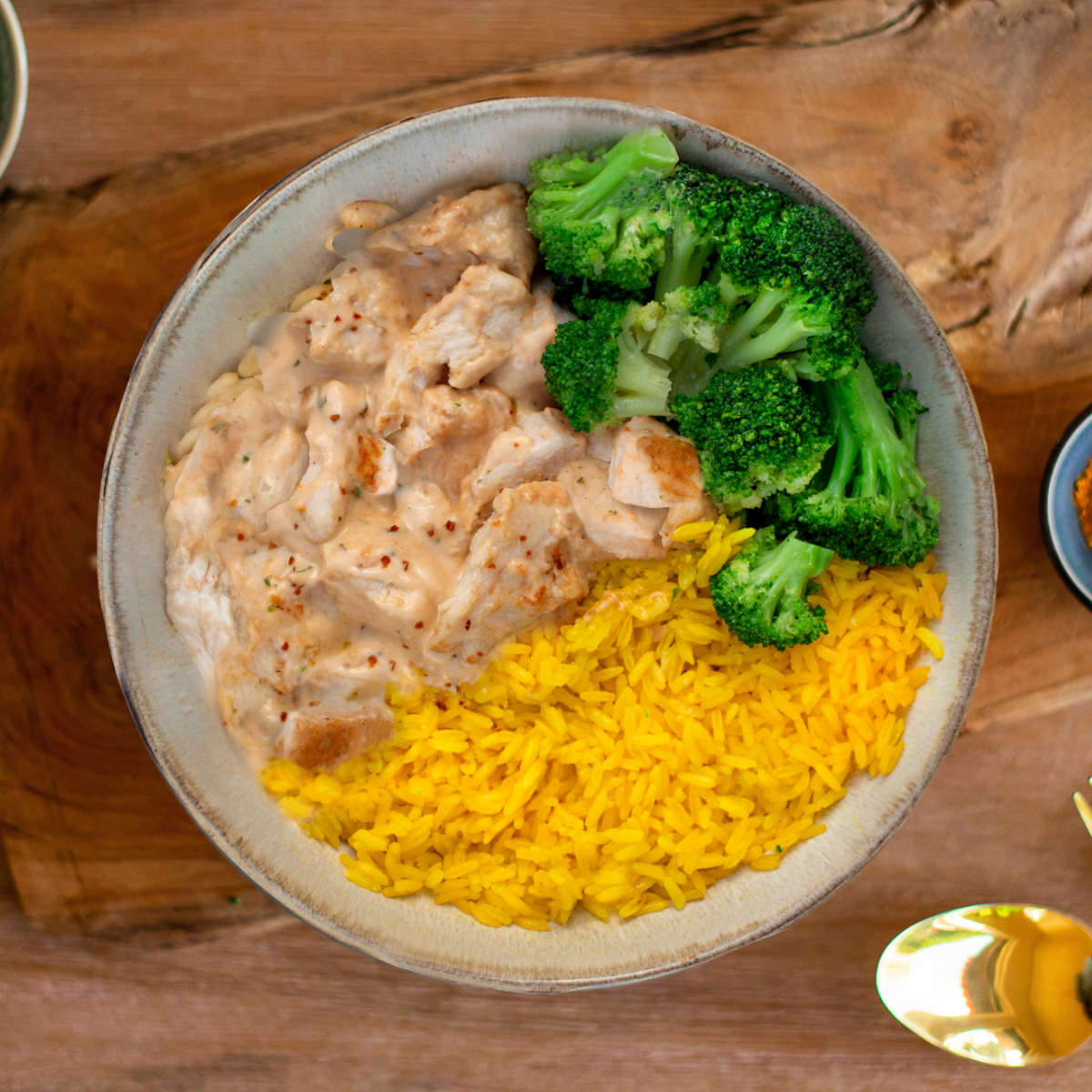 Kokos-Chili mit Lemongrassoße