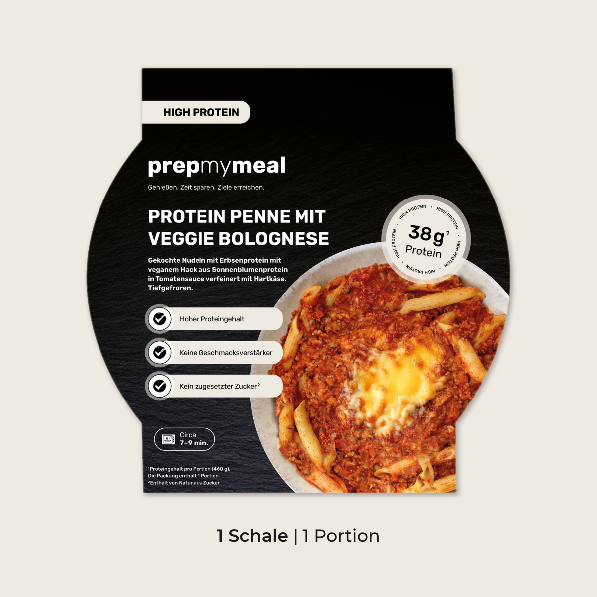 CH: Protein Penne mit Veggie Bolognese