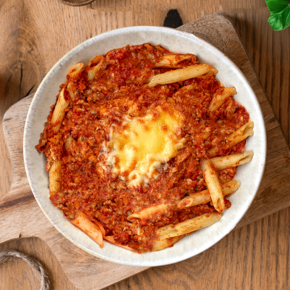 CH: Protein Penne mit Veggie Bolognese