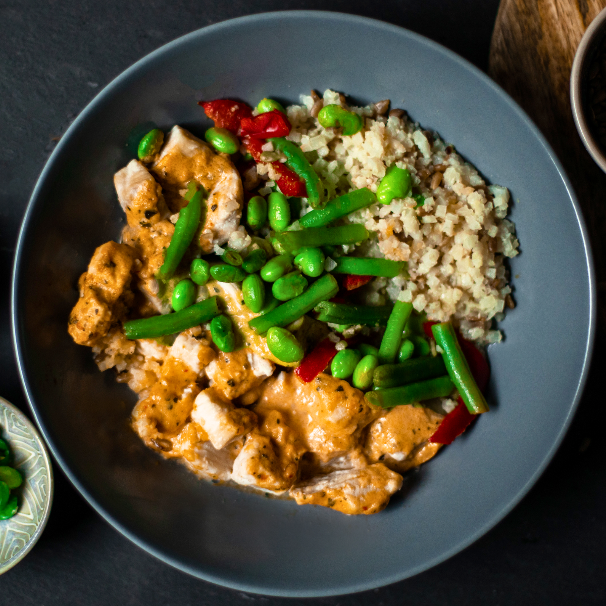 Rotes Hähnchen Curry
