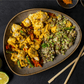 Gelbes Curry mit Hähnchenbrust