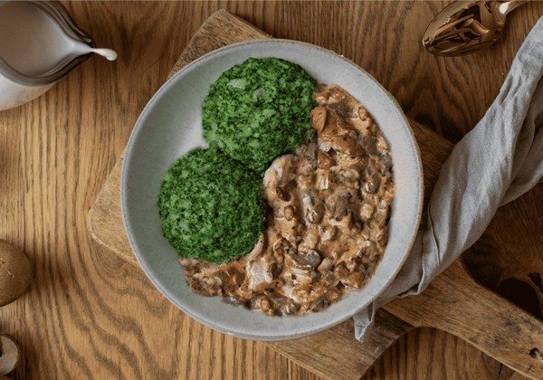 Hähnchenbrust mit Pilzrahmsoße
