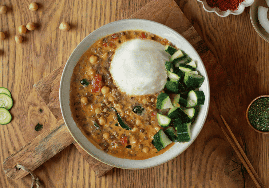 CH: Kokos-Curry mit Linsen und Gemüse