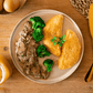 CH: Omelette mit Pilzrahmsoße