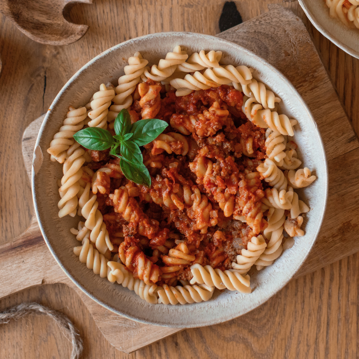 Vegane Protein Pasta Bolognese (XL, 2 Portionen)